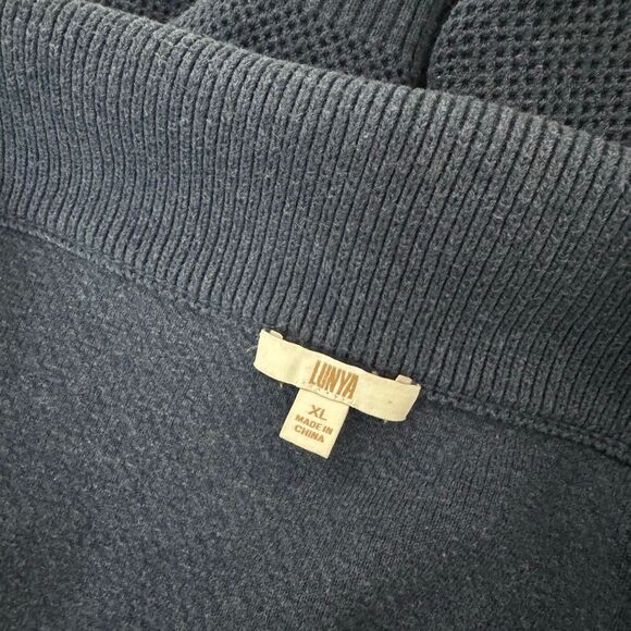 Lunya Cottonsilk Collared Half Zip XL - Picture 8 of 9